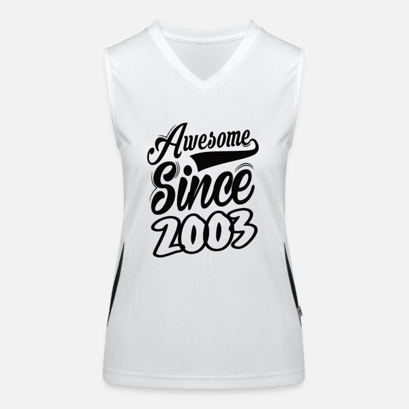 Awesome Since 2003 Women's Functional Contrast Tank Top