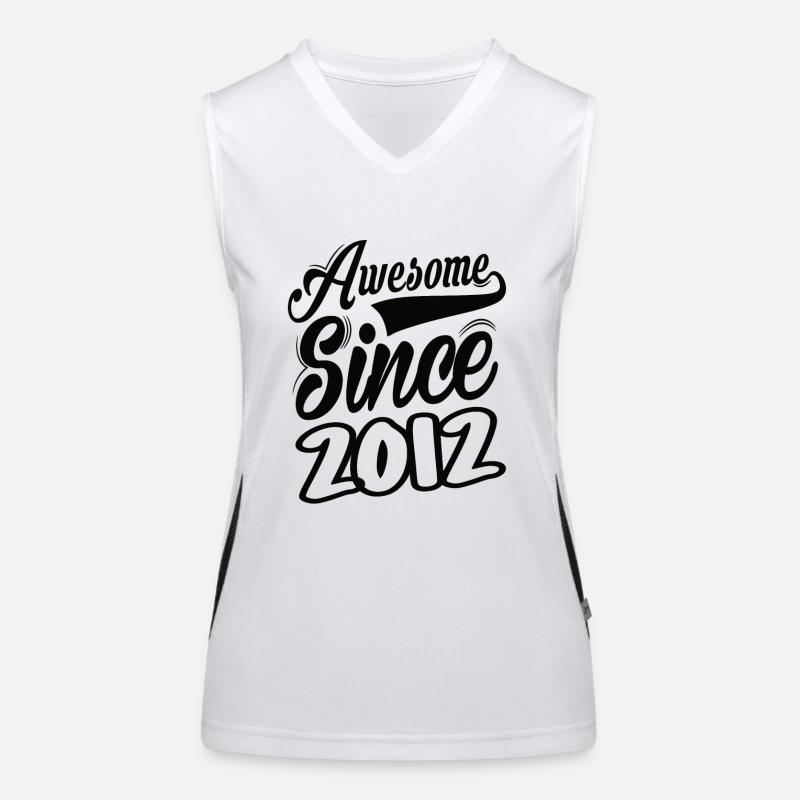 Awesome Since 2012 Funktionelles Kontrast-Tank Top für Frauen