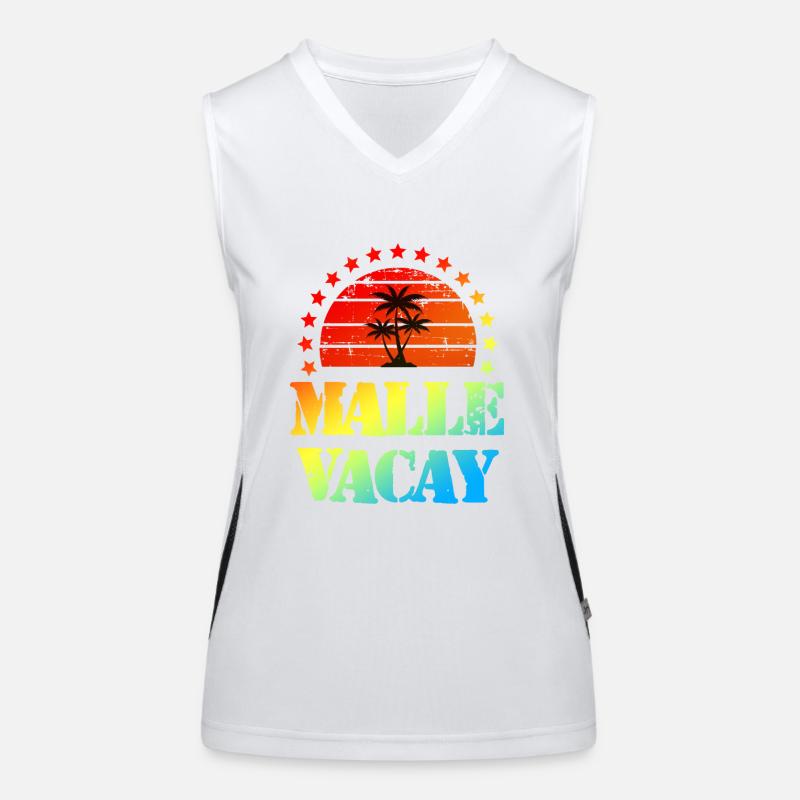 Malle Holidays Women's Functional Contrast Tank Top