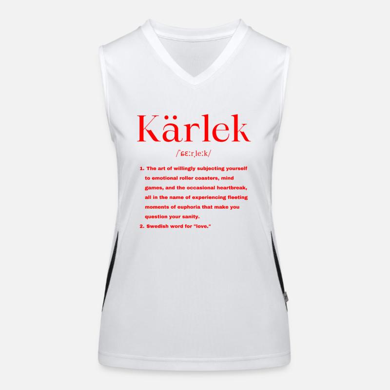 Swedish Women's Functional Contrast Tank Top