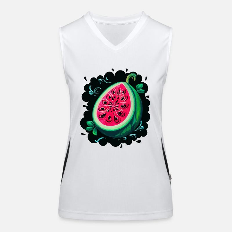 PASTÈQUE Débardeur respirant contrasté Femme