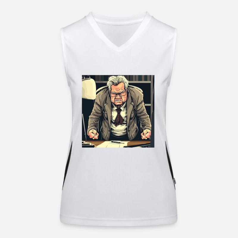 GRUMPY OLD MAN Women's Functional Contrast Tank Top