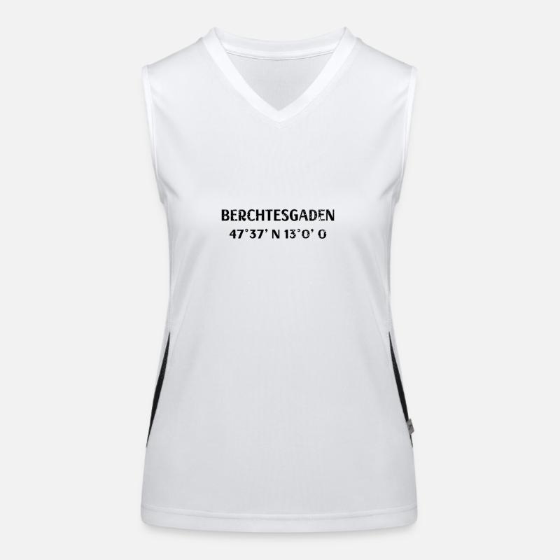 Berchtesgaden Coordinates Hiking Women's Functional Contrast Tank Top