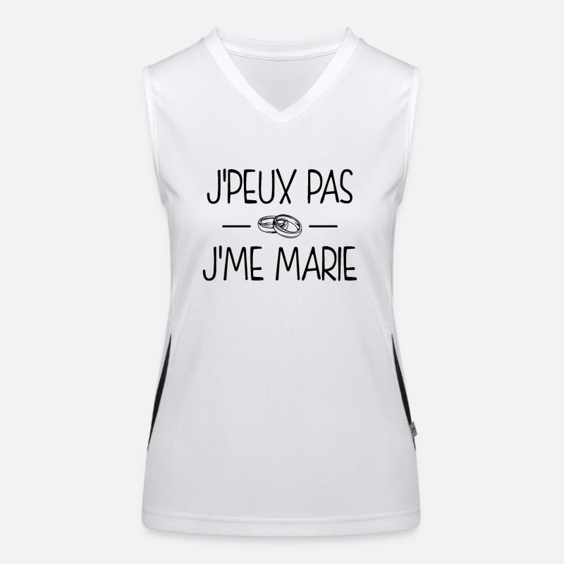 Mariage Evjf/evg Débardeur respirant contrasté Femme