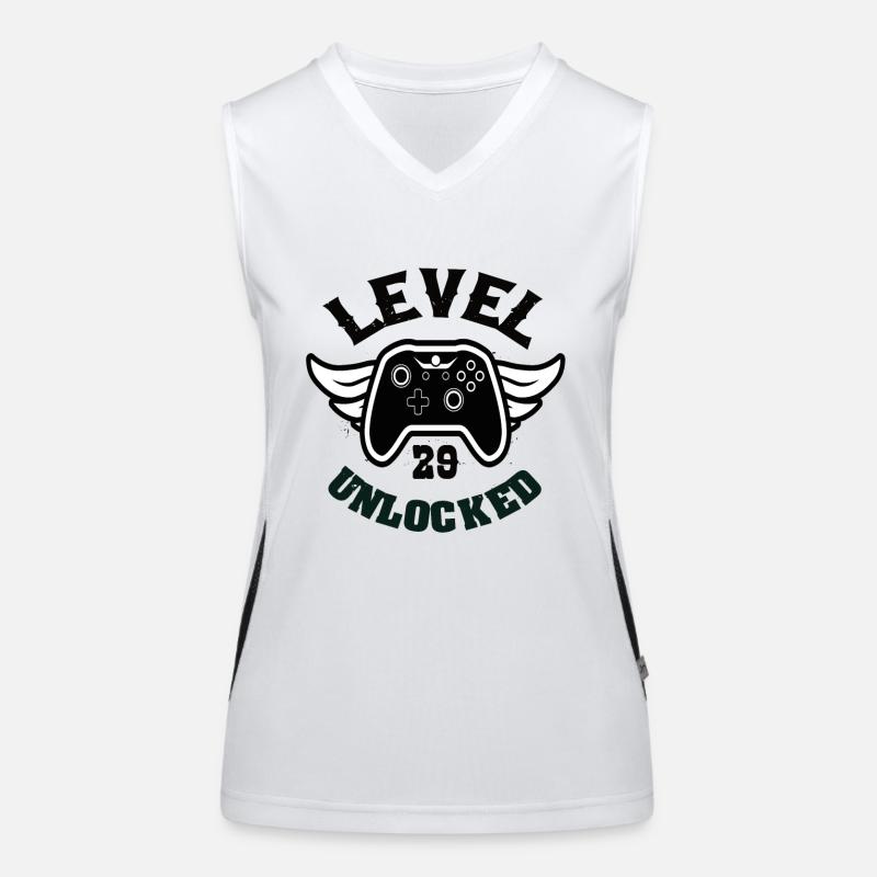 Level 29 Unlocked 29 Geburtstag Funktionelles Kontrast-Tank Top für Frauen