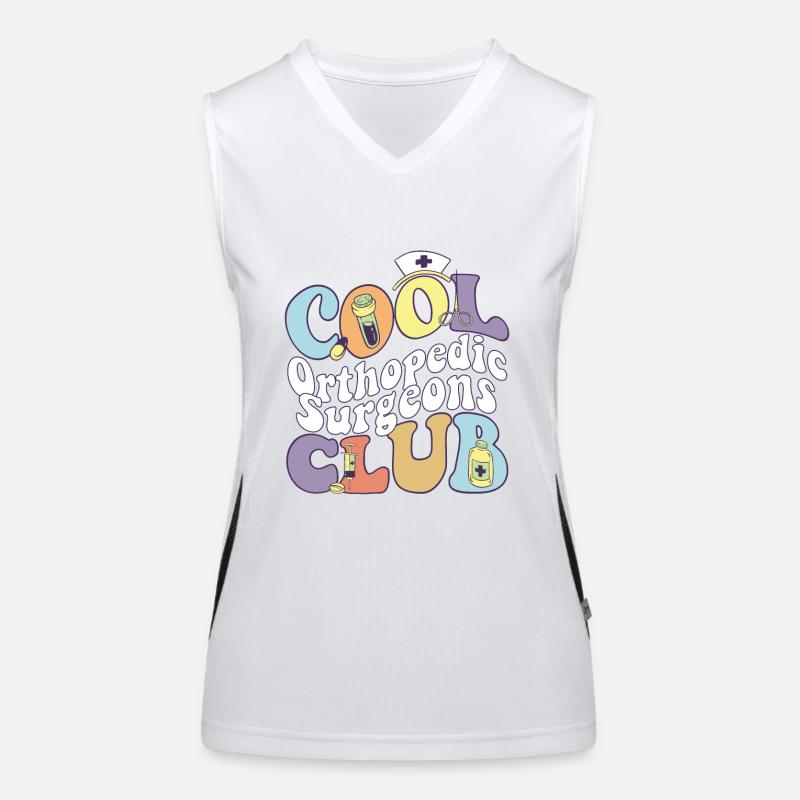 Cool Orthopedic Surgeons Club Ortho Squad Bone Funktionelles Kontrast-Tank Top für Frauen