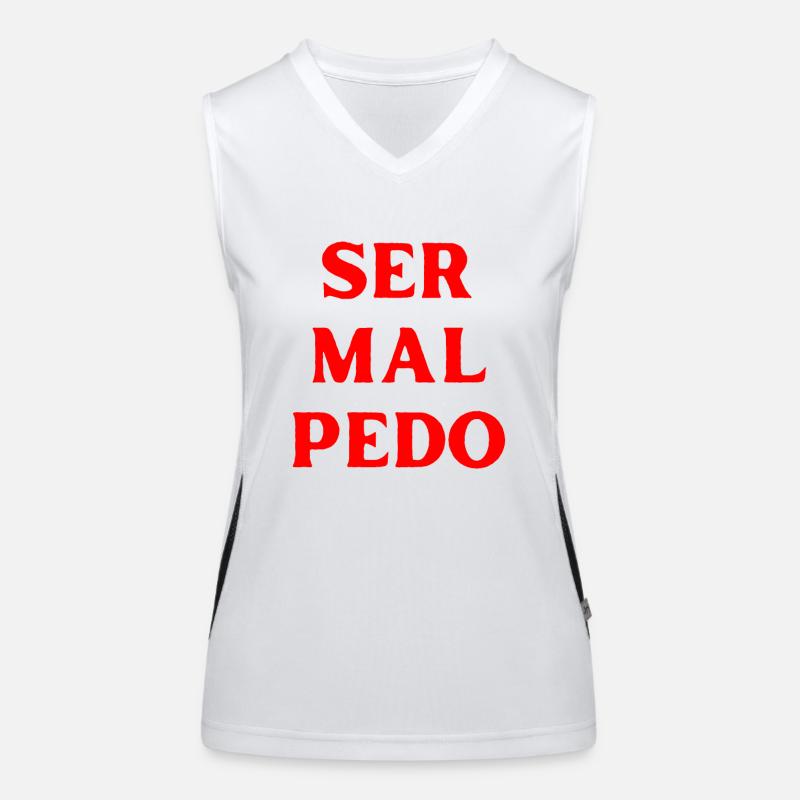 Unfreundlich sein Spanisch Sprache Funktionelles Kontrast-Tank Top für Frauen