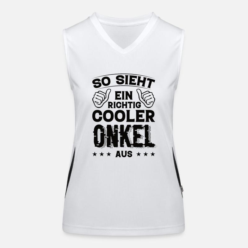 Onkel Onkel Geburtstag Onkel Sprüche Bester Onkel Funktionelles Kontrast-Tank Top für Frauen