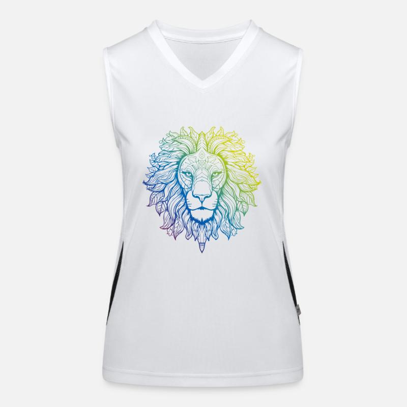 Leo Mandala Boho Débardeur respirant contrasté Femme