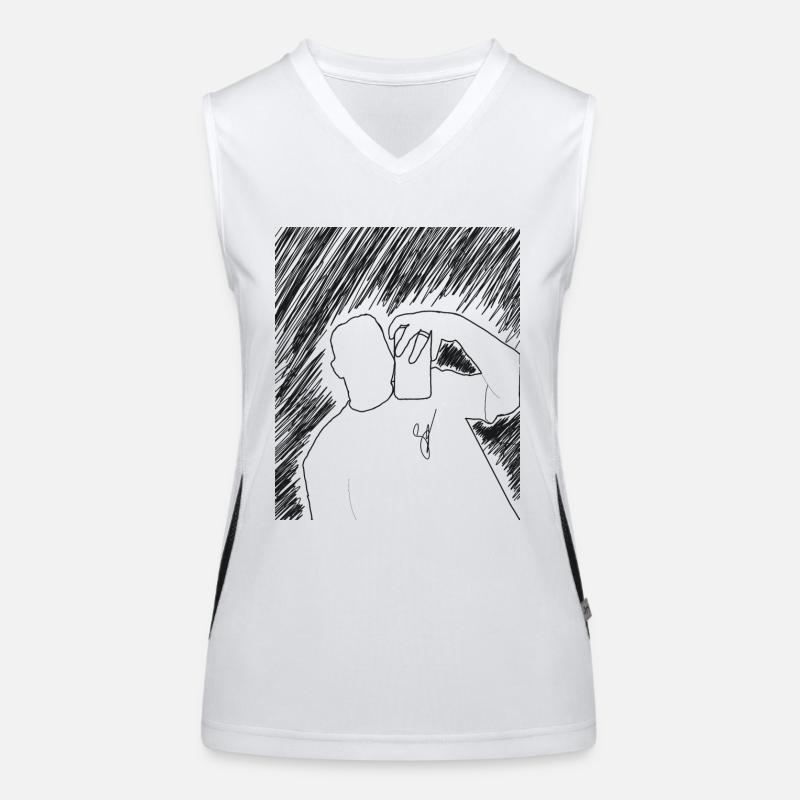 Shadowman Funktionelles Kontrast-Tank Top für Frauen