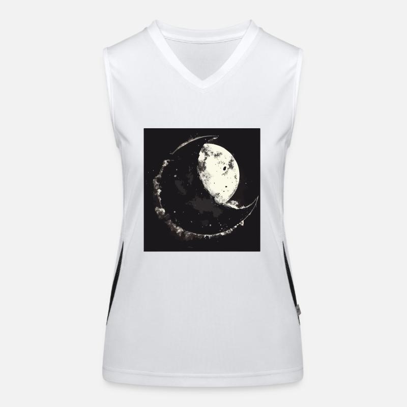 LA Lune Débardeur respirant contrasté Femme