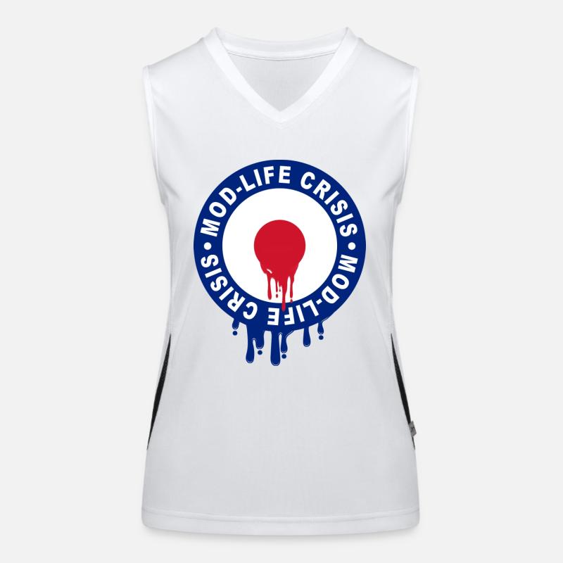 Mod life Crisis Women's Functional Contrast Tank Top