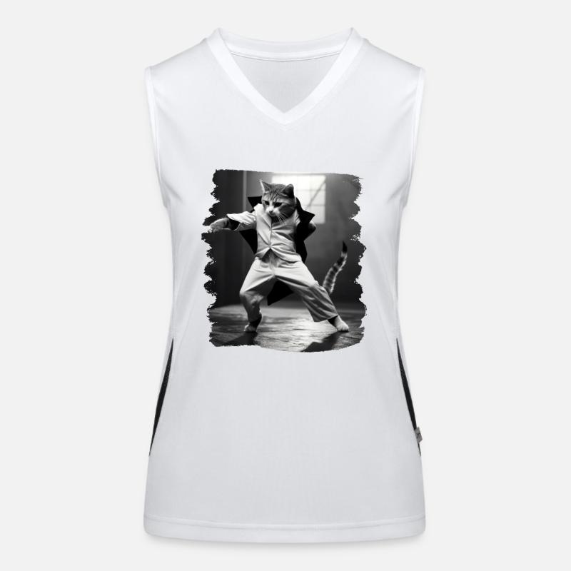 Cats Cat Cat Lover Funny Cats Women's Functional Contrast Tank Top