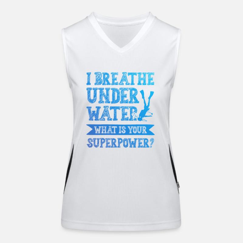 Diving Superpower Women's Functional Contrast Tank Top