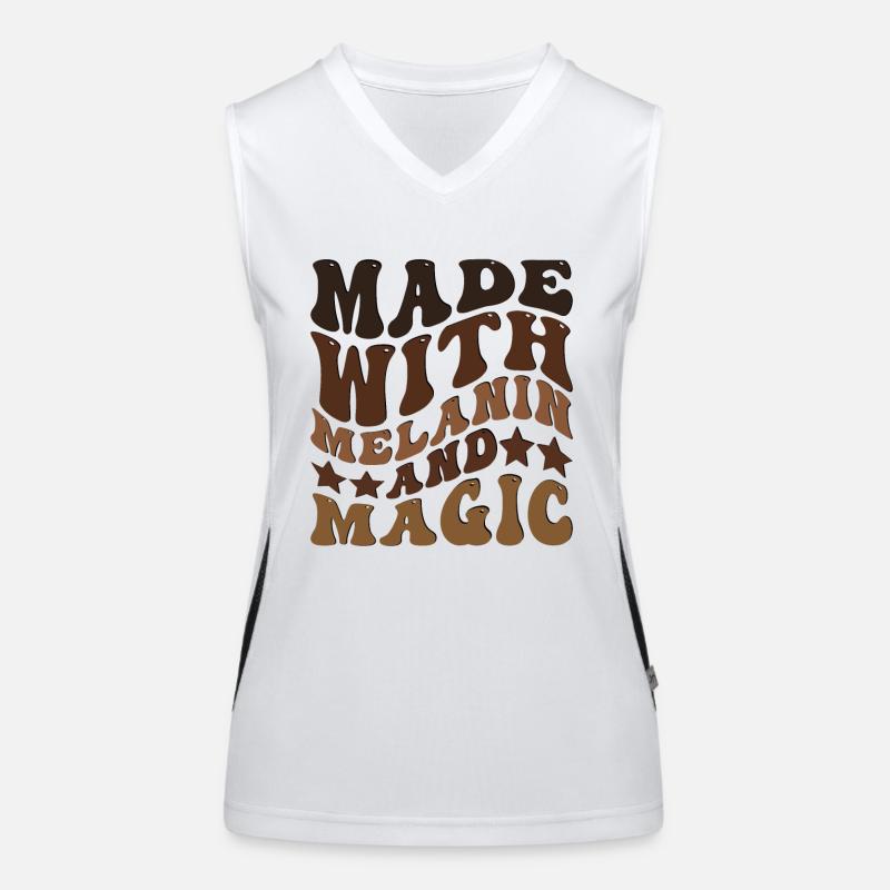 Melanin & Magic Women's Functional Contrast Tank Top
