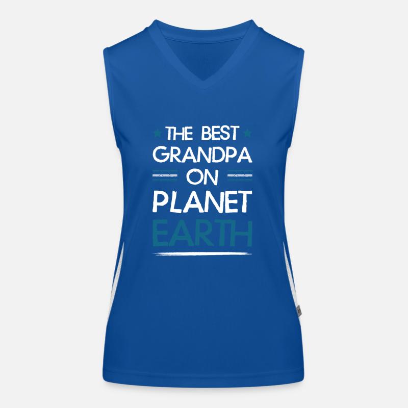 Bester Opa Spruch Funktionelles Kontrast-Tank Top für Frauen