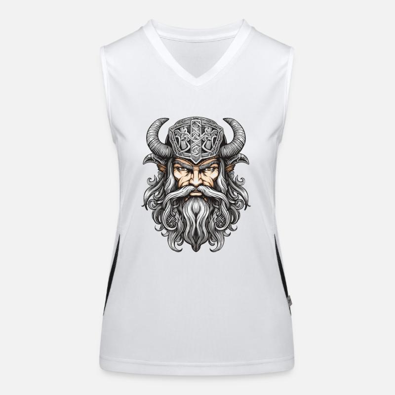 Guerrier viking Valhalla Odin Débardeur respirant contrasté Femme