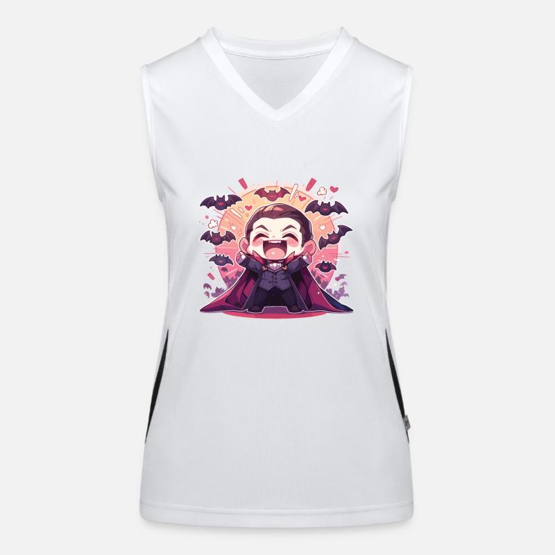 Vampir Funktionelles Kontrast-Tank Top für Frauen