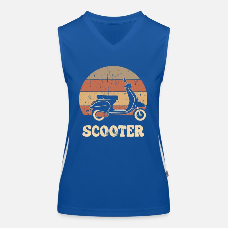 Scooter Motorroller Mofa Moped Roller Women's Functional Contrast Tank Top