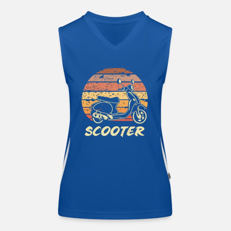 Scooter Motorroller Mofa Moped Roller Women's Functional Contrast Tank Top