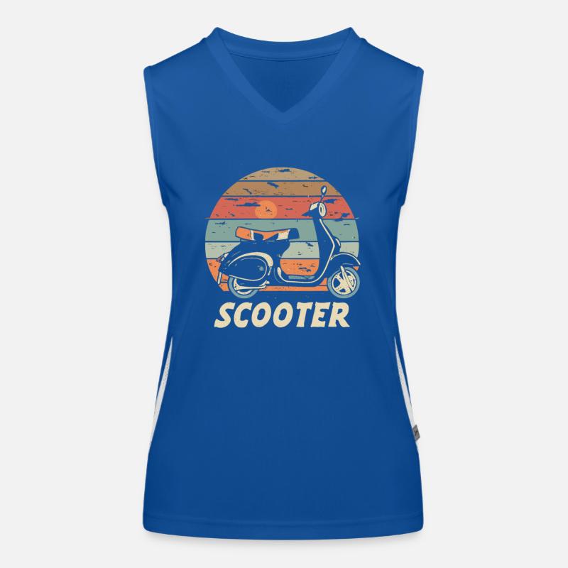 Scooter Motorroller Mofa Moped Roller Women's Functional Contrast Tank Top