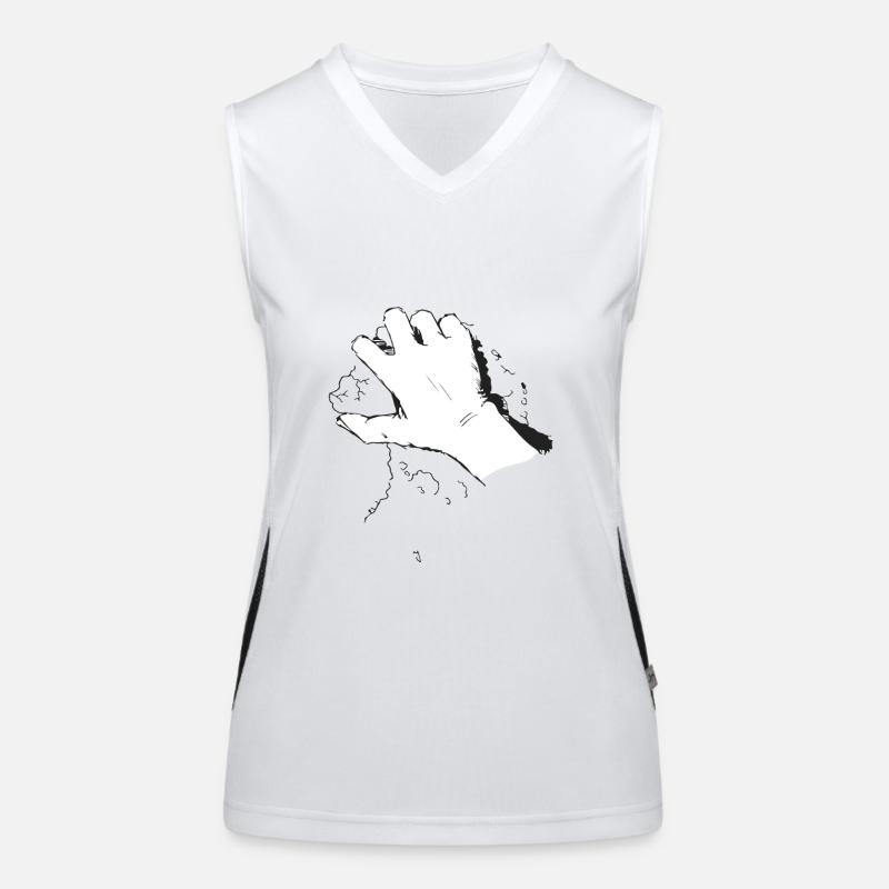 Rock Climbing Funktionelles Kontrast-Tank Top für Frauen