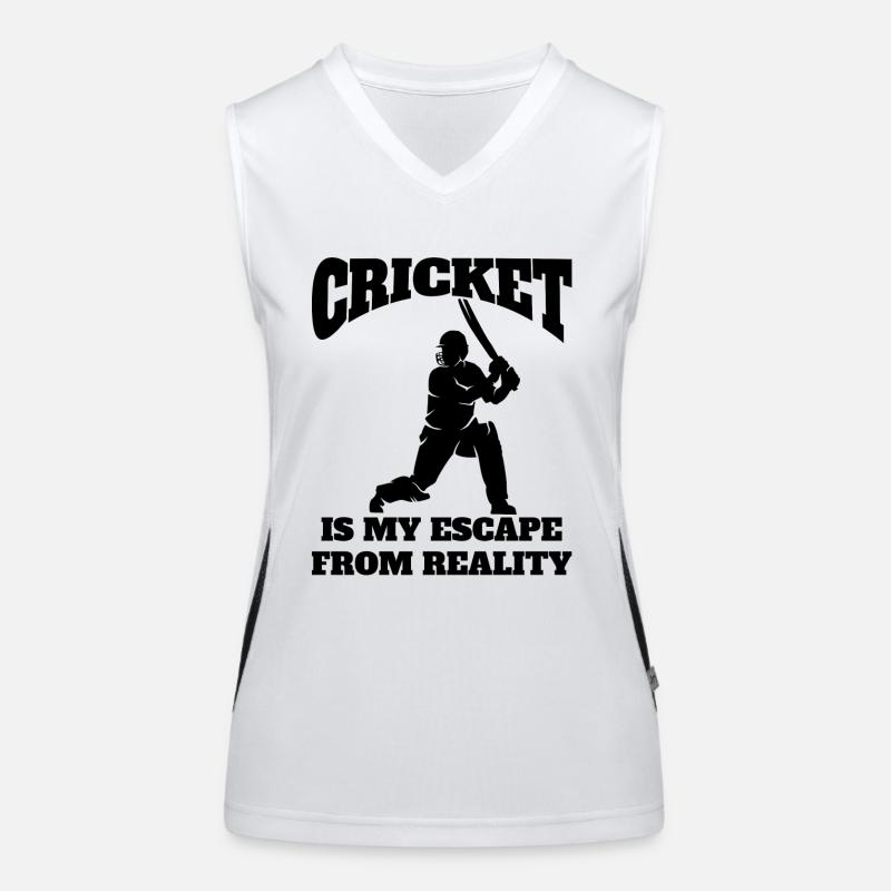 Cricket Cricket Team Cricket Team Women's Functional Contrast Tank Top