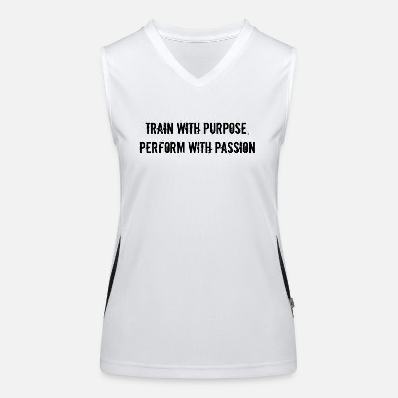 Fitness - Train with purpose, perform with Women's Functional Contrast Tank Top