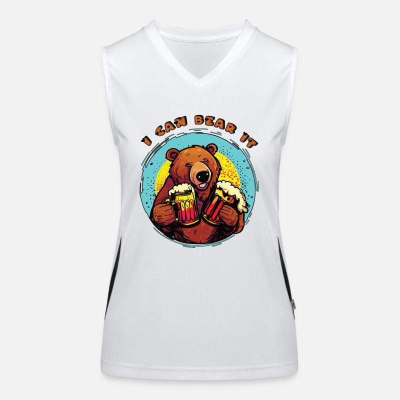 I can bear it! I can bear also next.. and next bee Women's Functional Contrast Tank Top