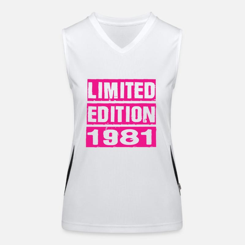 Limited Edition 1981 Funktionelles Kontrast-Tank Top für Frauen