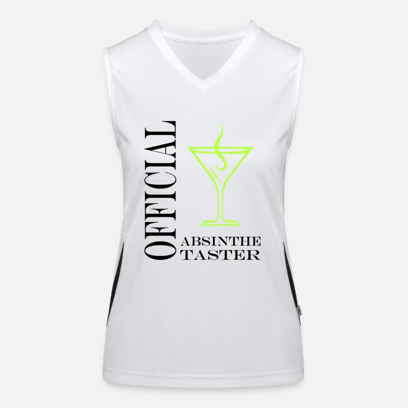 Official absinthe taster Women's Functional Contrast Tank Top