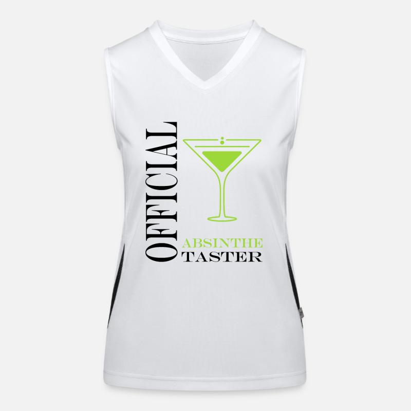 Official absinthe taster Women's Functional Contrast Tank Top