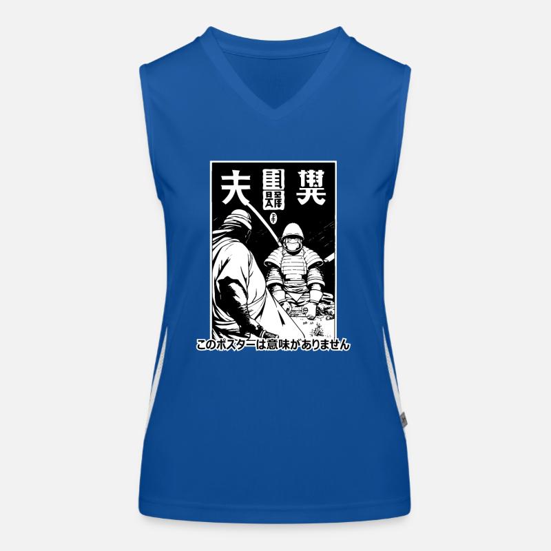 This poster doesn't make sense Women's Functional Contrast Tank Top