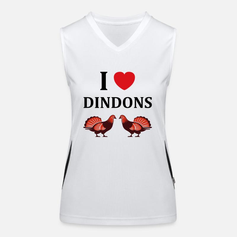 dindons Débardeur respirant contrasté Femme