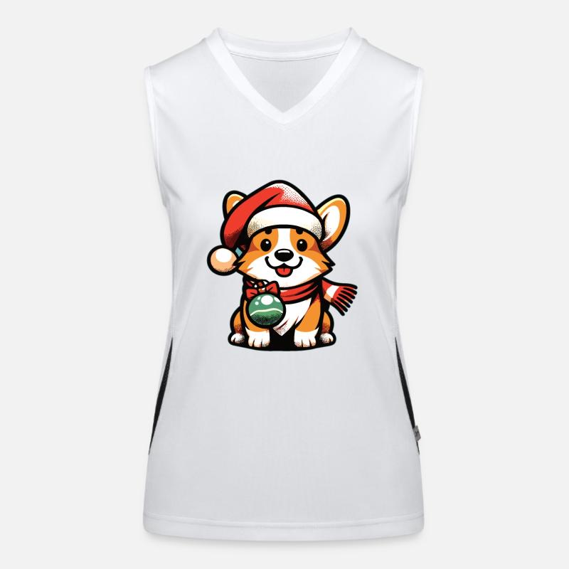 Corgi Corgi Hund Corgis Corgi Walisische Corgis Funktionelles Kontrast-Tank Top für Frauen