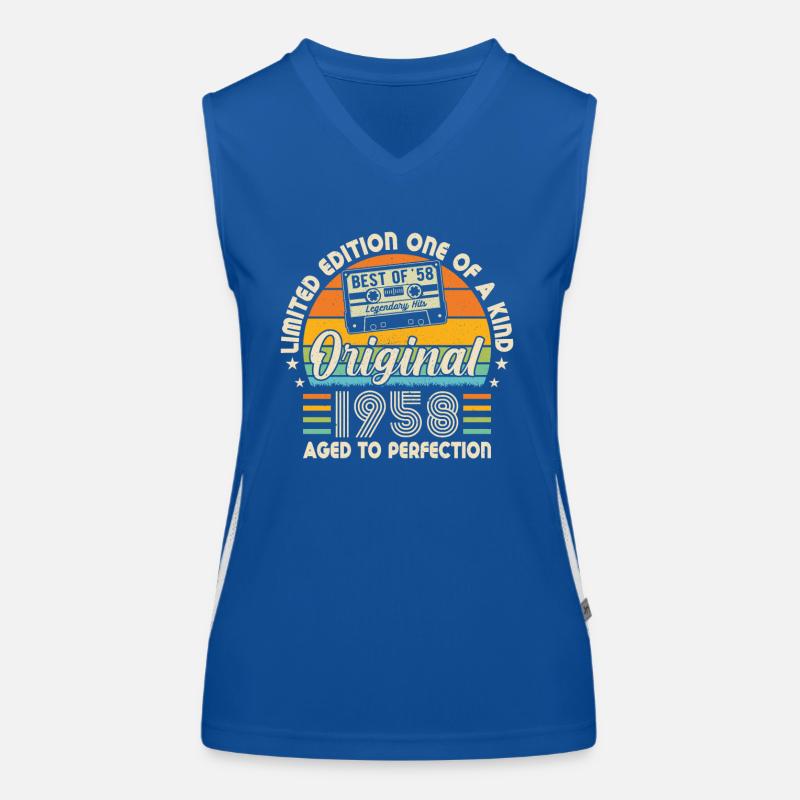 1958 - A legendary year Women's Functional Contrast Tank Top