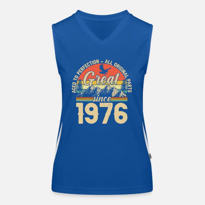 1976 - Ein legendäres Jahr Funktionelles Kontrast-Tank Top für Frauen