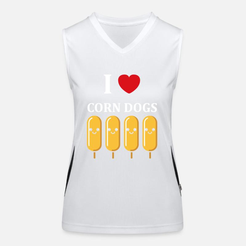 Mais Hundefutter Funktionelles Kontrast-Tank Top für Frauen