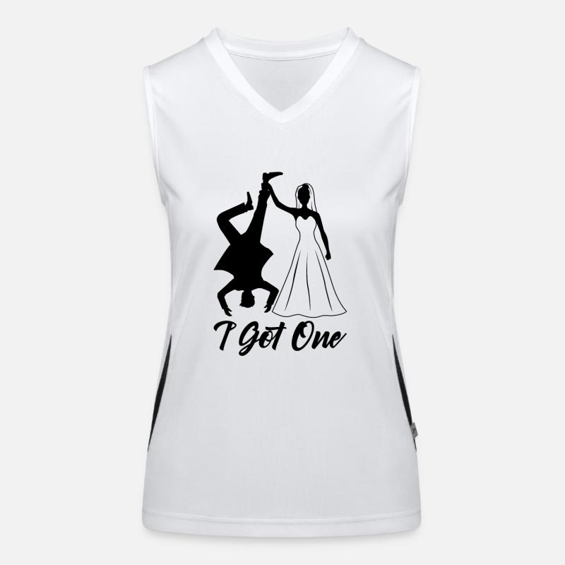 I Got One Bride Women's Functional Contrast Tank Top