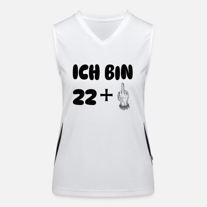 ich bin 23 Funktionelles Kontrast-Tank Top für Frauen