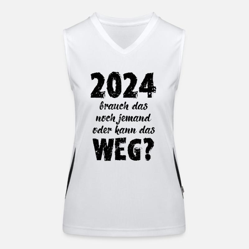 2024 Brauch Das Noch Jemand Oder Kann Das Weg Fun Funktionelles Kontrast-Tank Top für Frauen
