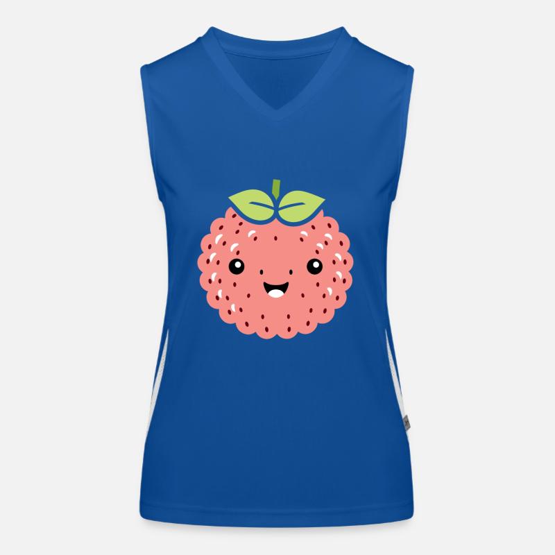 Fruit Humour petit litchi Débardeur respirant contrasté Femme