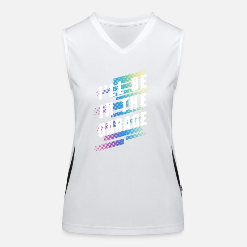 Auto-Schrauber Mechaniker Hobby-Garage Modellbau Funktionelles Kontrast-Tank Top für Frauen