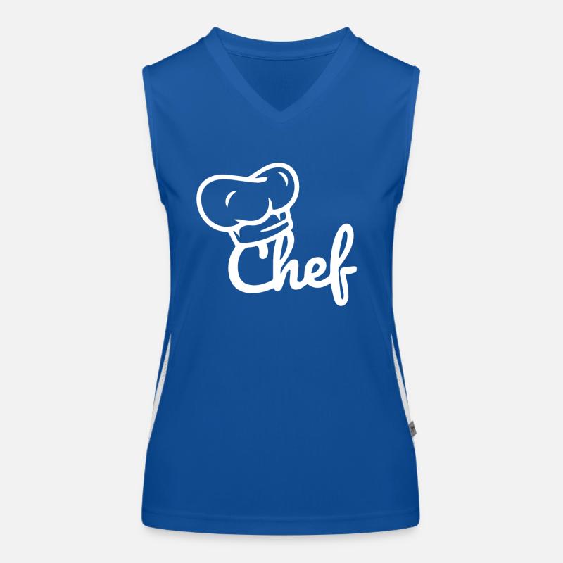 Cuisine avec style Débardeur respirant contrasté Femme