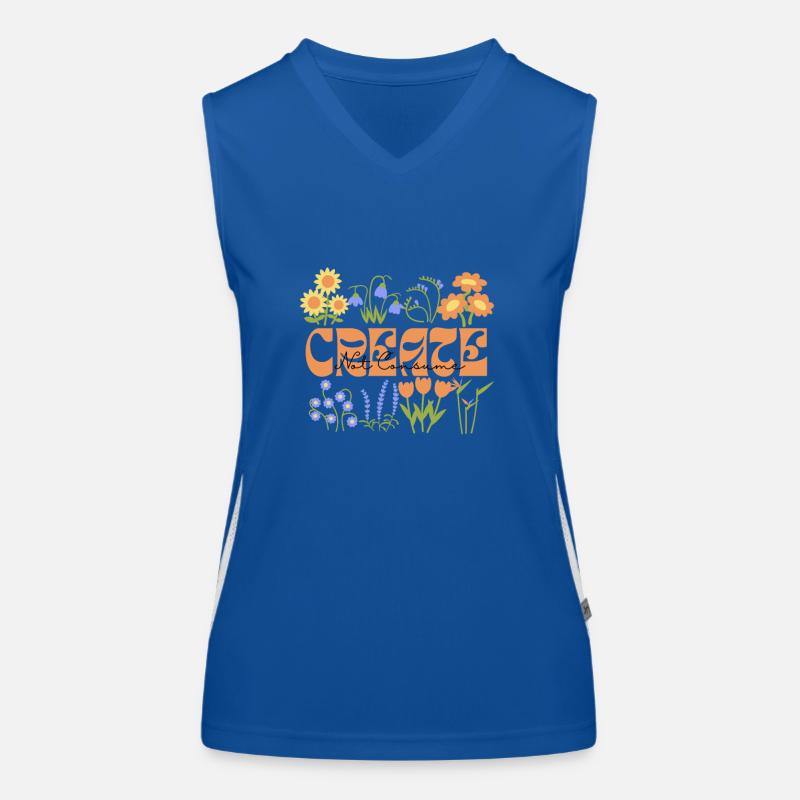 Create Women's Functional Contrast Tank Top