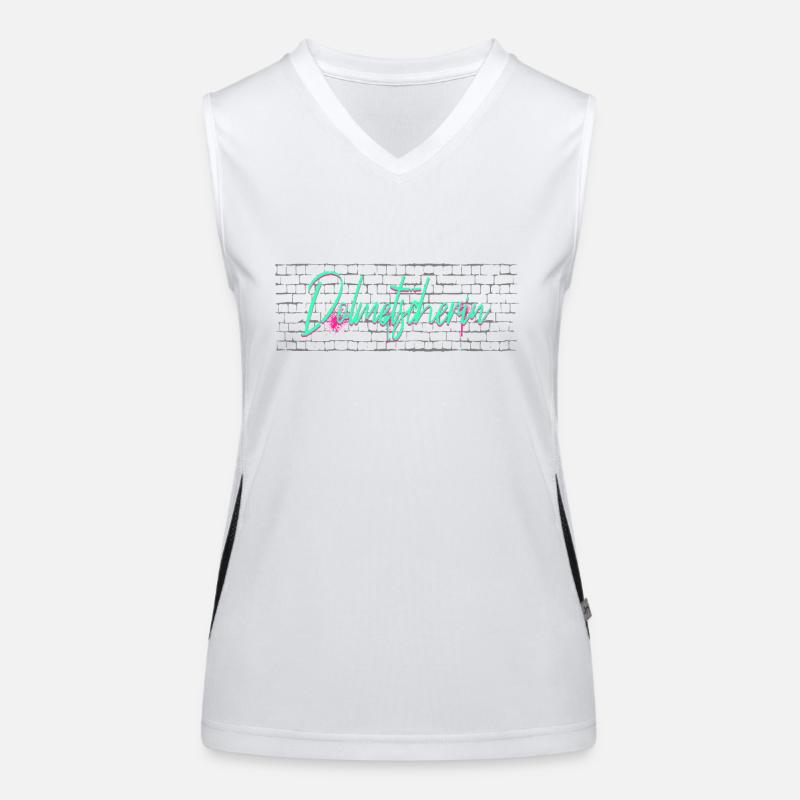 Übersetzer Abschluss-Geschenk Dolmetscherin Funktionelles Kontrast-Tank Top für Frauen