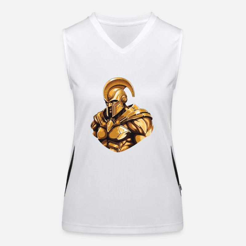 Spartan Workout Gym Gladiator Sparta Débardeur respirant contrasté Femme