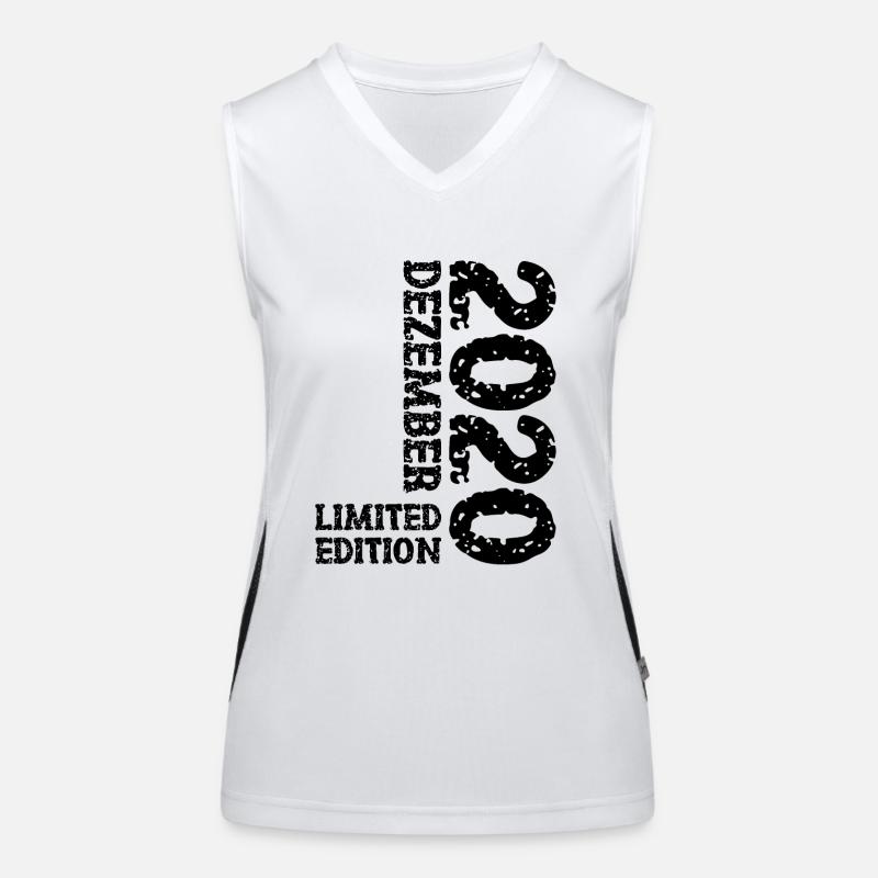 2020 Dezember Limited Edition 3. Geburtstag Deko Funktionelles Kontrast-Tank Top für Frauen
