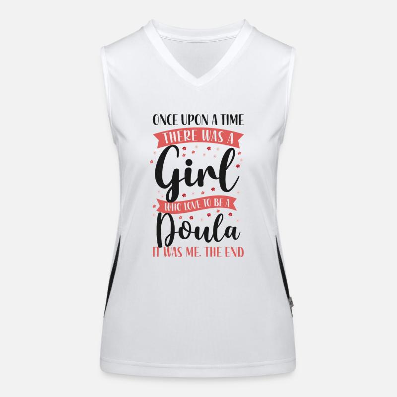 Doula Birth Worker Once Upon A Funktionelles Kontrast-Tank Top für Frauen