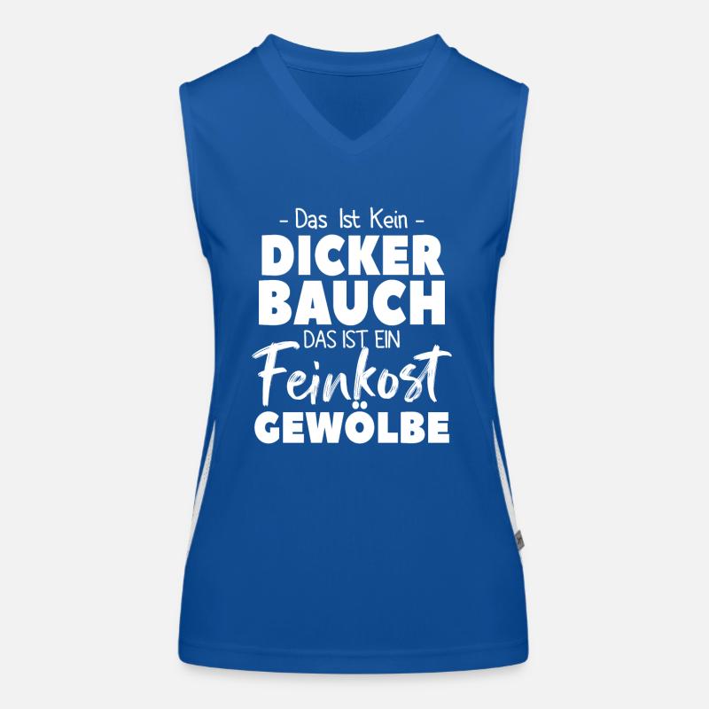 Feinkostgewölbe Charme Funktionelles Kontrast-Tank Top für Frauen